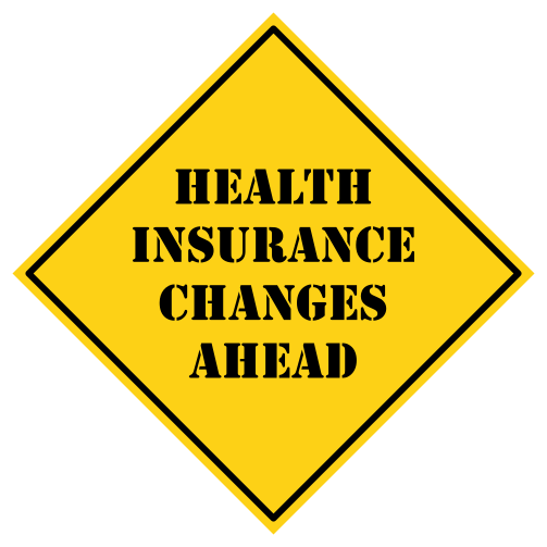 health insurance changes ahead sign
