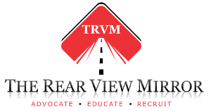 The Rear View Mirror website logo